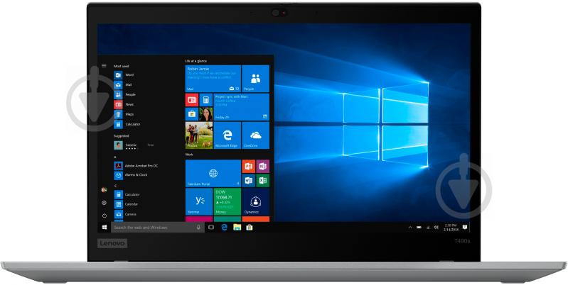 Ноутбук Lenovo ThinkPad T490s 14" (20NX000BRT) grey - фото 1