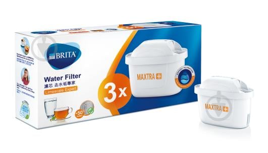 Комплект картриджів BRITA MAXTRА+ Limescale для жорсткої води 3 шт. - фото 1