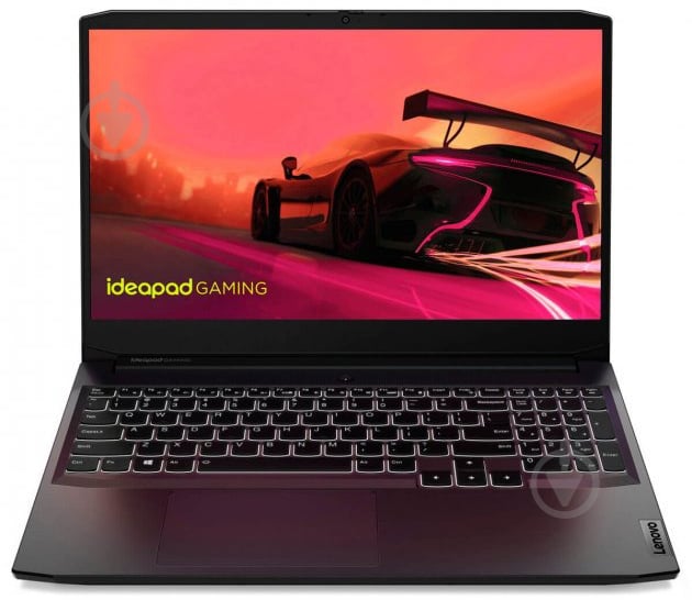 Ноутбук Lenovo IdeaPad Gaming 3 15ACH6 15,6" (82K200L6MH) shadow black - фото 1