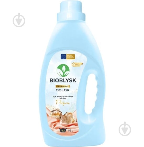 Гель для машинного та ручного прання BioBlysk Color & Ayurvedic Amber Niche Perfume 1,5 л - фото 1 Гель для машинного та ручного прання BioBlysk Color & Ayurvedic Amber Niche Perfume 1,5 л - фото 1