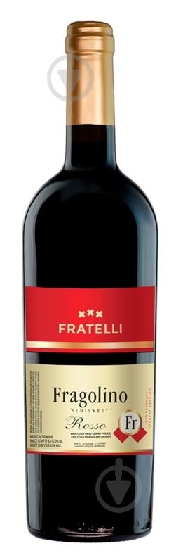 Вино FRATELLI Rosso 0,75 л - фото 1