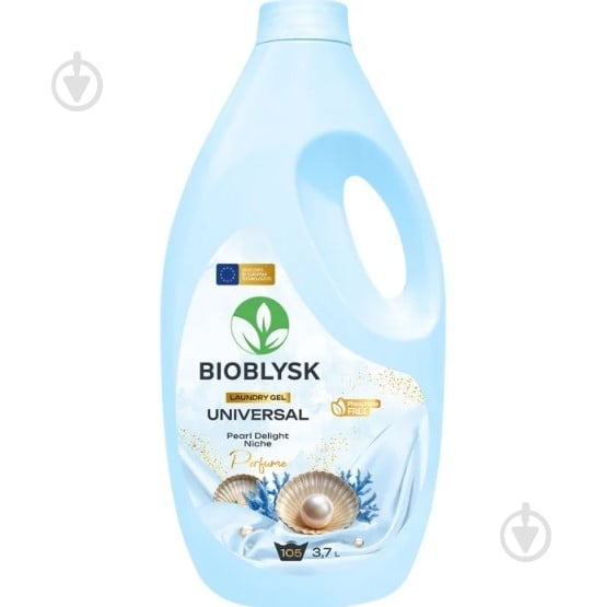 Гель для машинного та ручного прання BioBlysk Universal & Pearl Delight Niche Perfume 3,7 л - фото 1 Гель для машинного та ручного прання BioBlysk Universal & Pearl Delight Niche Perfume 3,7 л - фото 1