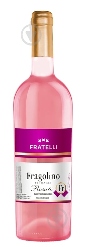 Вино FRATELLI Fragolino Rosato 0,75 л - фото 1