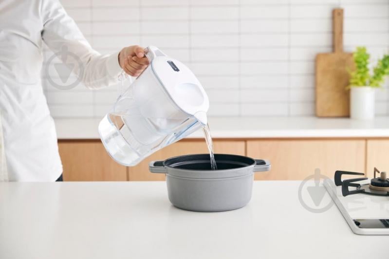 Фильтр-кувшин BRITA Aluna Memo белый - фото 9