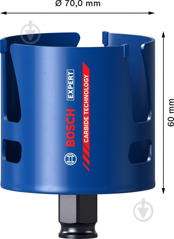 Коронка Bosch Construction Material 70 мм 2608900471 - фото 2
