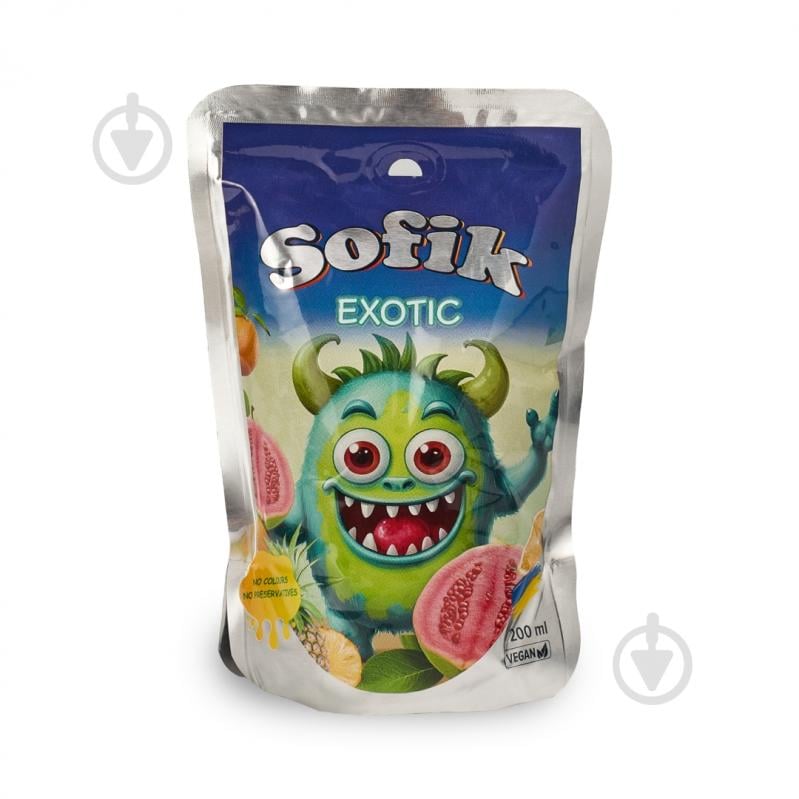 Напиток соковый Sofik "EXOTIC" со вкусом гуавы 200 мл 10 шт/ящ 0,2 л - фото 1 Напиток соковый Sofik "EXOTIC" со вкусом гуавы 200 мл 10 шт/ящ 0,2 л - фото 1