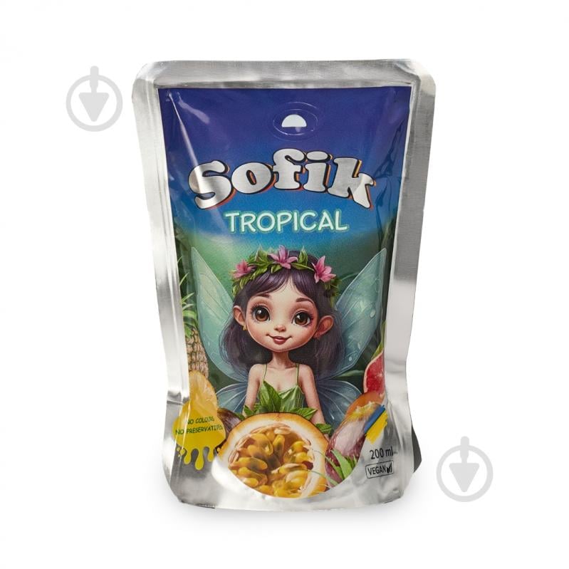 Напиток соковый Sofik "TROPICAL" со вкусом маракуи 200 мл 10 шт/ящ 0,2 л - фото 1 Напиток соковый Sofik "TROPICAL" со вкусом маракуи 200 мл 10 шт/ящ 0,2 л - фото 1