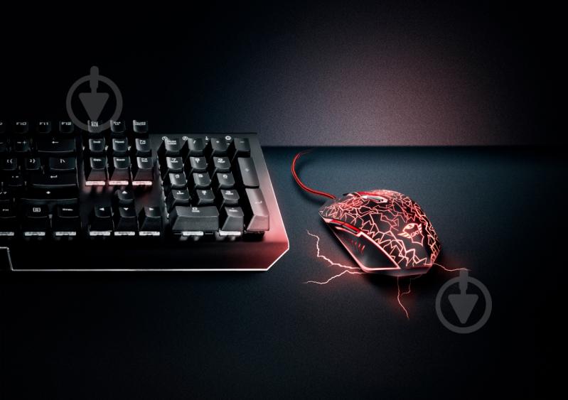 Мышь Trust GXT 105 Izza Illuminated Gaming black - фото 7