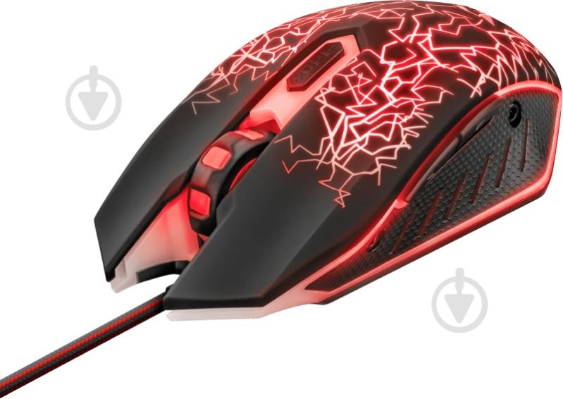 Мышь Trust GXT 105 Izza Illuminated Gaming black - фото 1