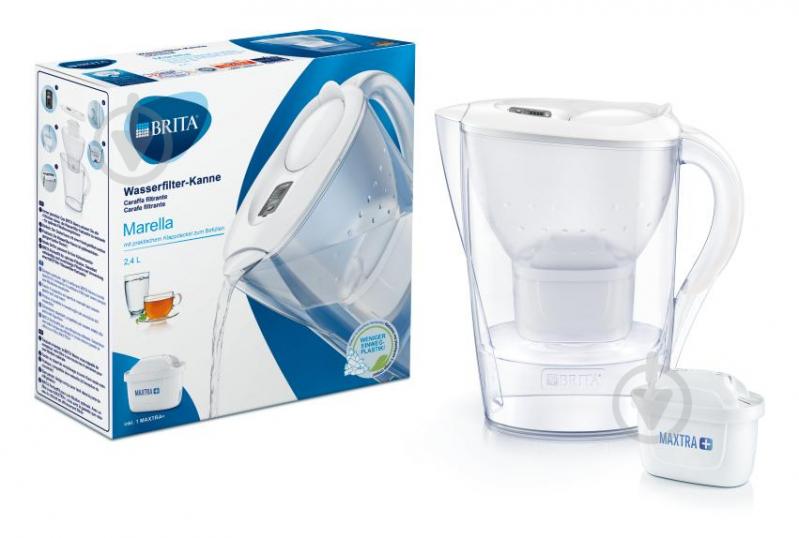 Фильтр-кувшин BRITA Marella Memo MX+ белый - фото 1