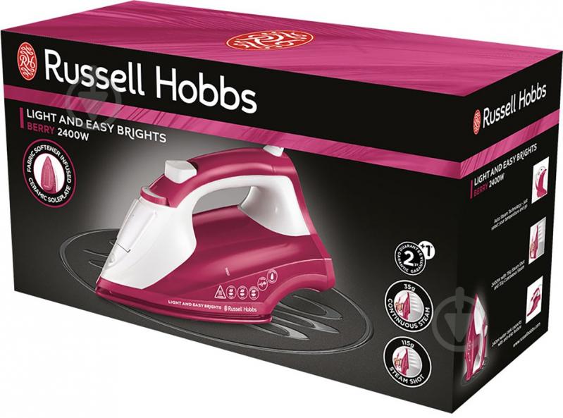 Утюг Russell Hobbs 26480-56 Light & Easy Brights Berry Iron - фото 5