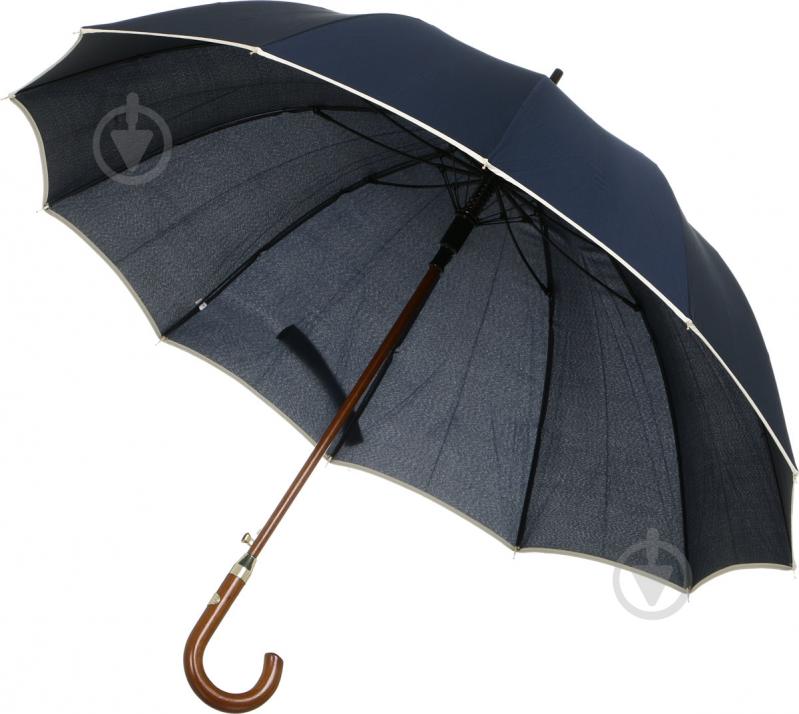 Зонт Susino трость 63 см темно-синий - фото 2