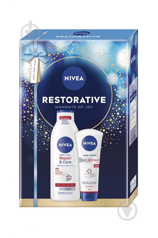 Подарунковий набір для жінок NIVEA RESTORATIVE - фото 1 Подарунковий набір для жінок NIVEA RESTORATIVE - фото 1