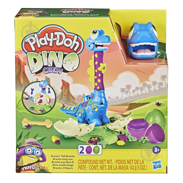 Игровой набор Play-Doh Большой Бронто F1503 - фото 1