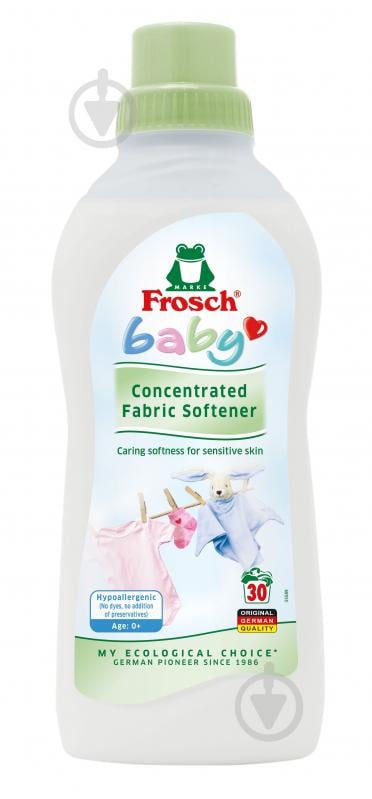 Кондиционер-ополаскиватель Frosch Baby 0,75 л - фото 1