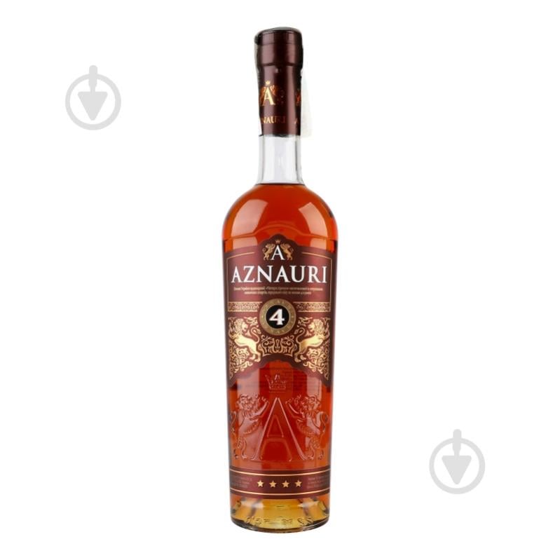 Коньяк AZNAURI Коньяк України 0.5 4 года 0,5 л - фото 1