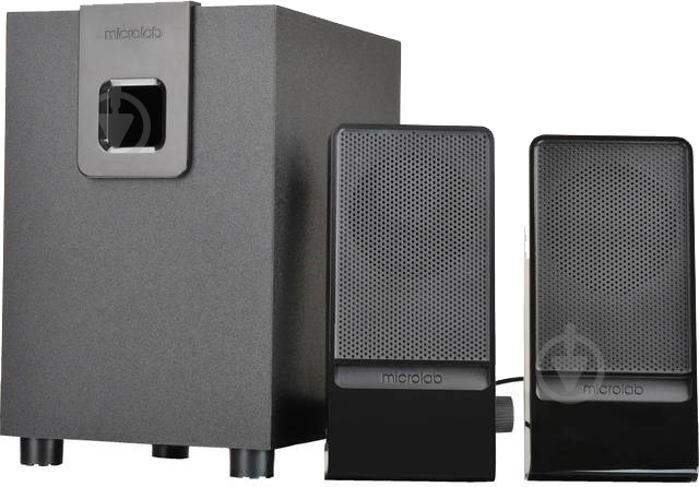 Акустическая система Microlab M-100 2.1 black - фото 2 Акустическая система Microlab M-100 2.1 black - фото 2