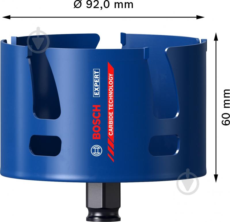 Коронка Bosch Construction Material 92 мм 2608900478 - фото 2