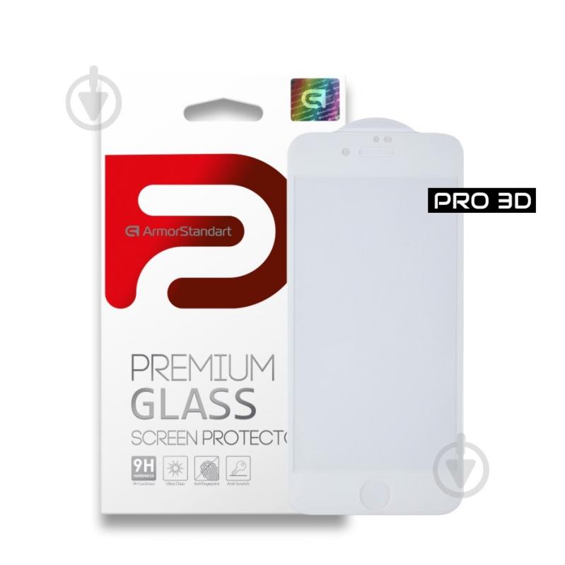 Защитное стекло Armorstandart iPhone 8 Plus/7 Plus (ARM55367-GP3D-WT) Pro 3D - фото 1 Защитное стекло Armorstandart iPhone 8 Plus/7 Plus (ARM55367-GP3D-WT) Pro 3D - фото 1