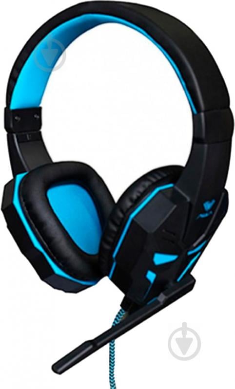 Гарнітура Aula Prime Gaming Headset black/blue дротова - фото 1