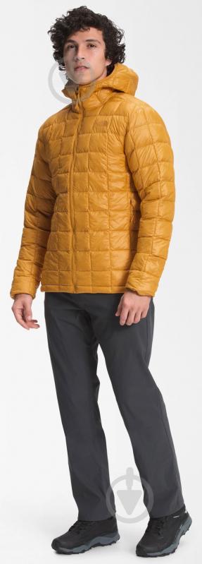 Куртка мужская THE NORTH FACE M THERMOBALL ECO HOODIE 2.0 NF0A5GLKHBX1 р.M желто-черная - фото 3