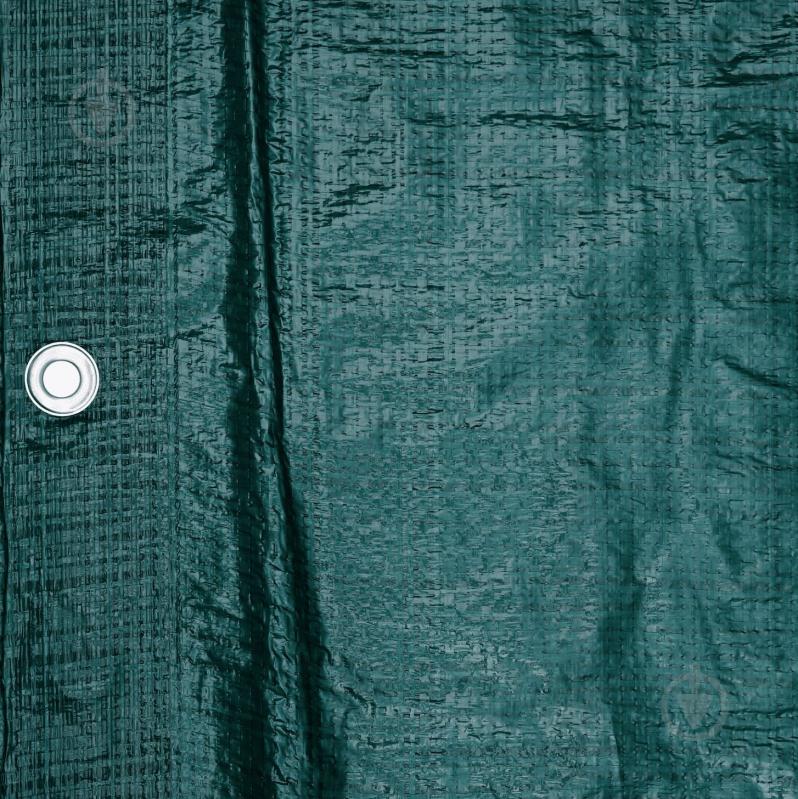 Тент универсальный AGREEN 80 г/квм, 2м х 3м темно-зеленый - фото 9