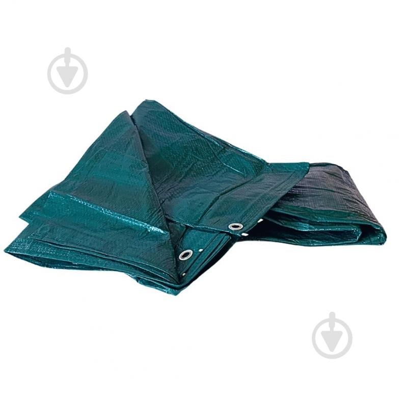 Тент универсальный AGREEN 80 г/квм, 2м х 3м темно-зеленый - фото 8