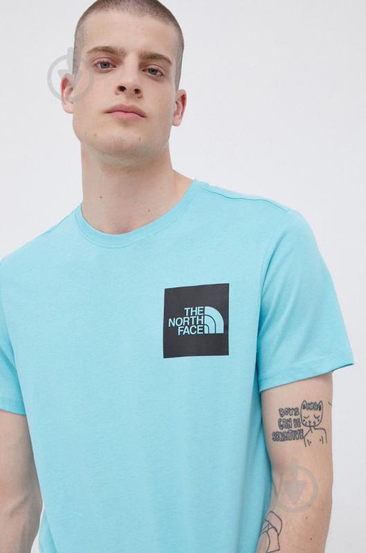 Футболка THE NORTH FACE M S/S FINE TEE - EU NF00CEQ53XT1 р.XL синій - фото 2