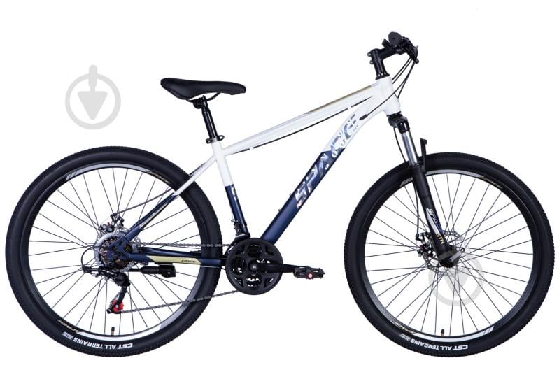 Велосипед Space 27,5" 17"(43 см) MARS DD OPS-SP-27.5-003 бело-синий - фото 1