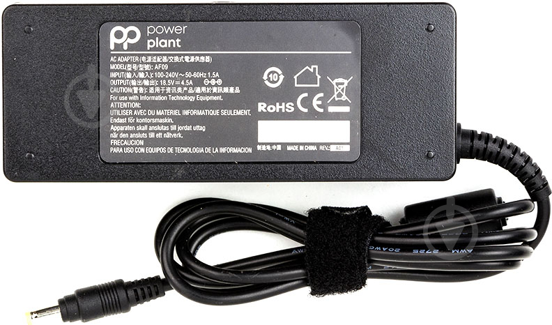 Блок живлення PowerPlant HP 220V 18.5V 83W 4.5A (4.8х1.7) - фото 1