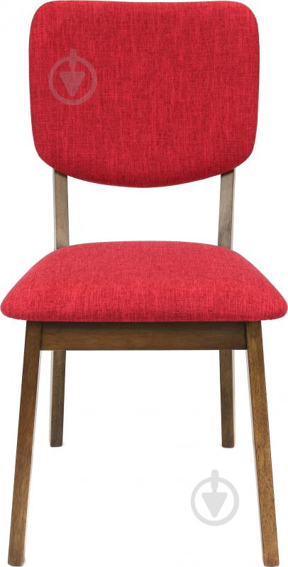 Стул обеденный SANTA орех/красный - фото 2