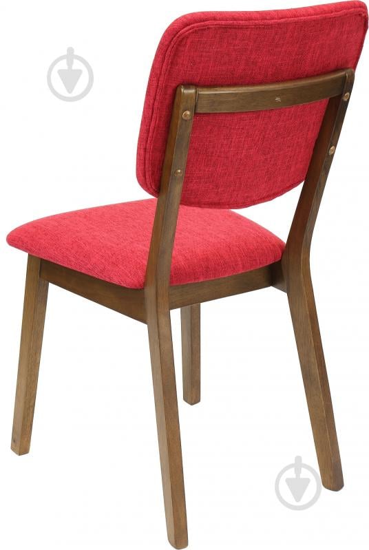 Стул обеденный SANTA орех/красный - фото 3