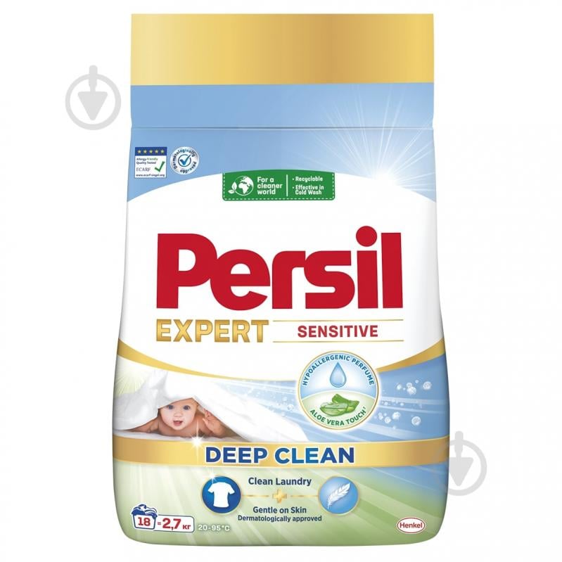 Порошок для машинного та ручного прання Persil Сенсітів 2,7 кг - фото 1