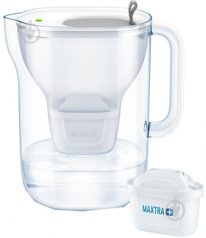 Фільтр-глечик BRITA Style XL LED сірий - фото 1