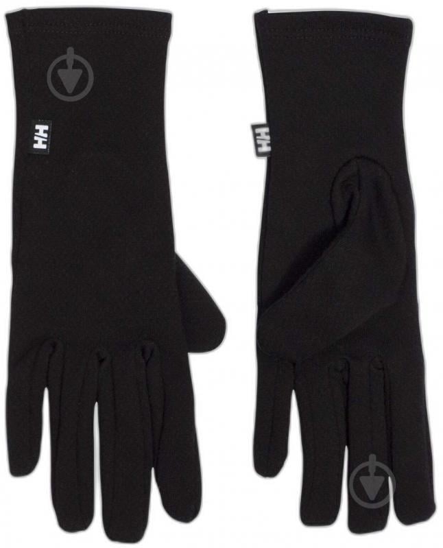 Рукавички Helly Hansen HH LIFA MERINO GLOVE LINER 68084-990 р.XL чорний - фото 1