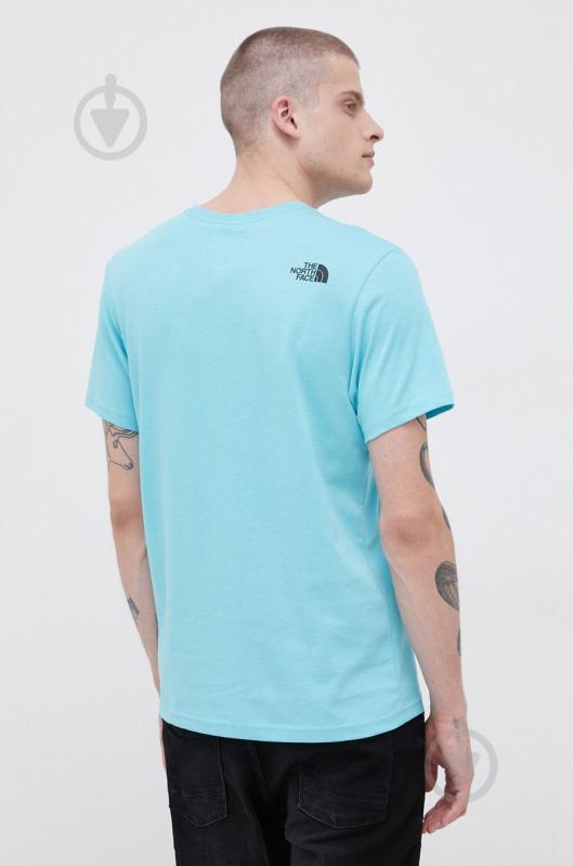 Футболка THE NORTH FACE M S/S FINE TEE - EU NF00CEQ53XT1 р.S синій - фото 4