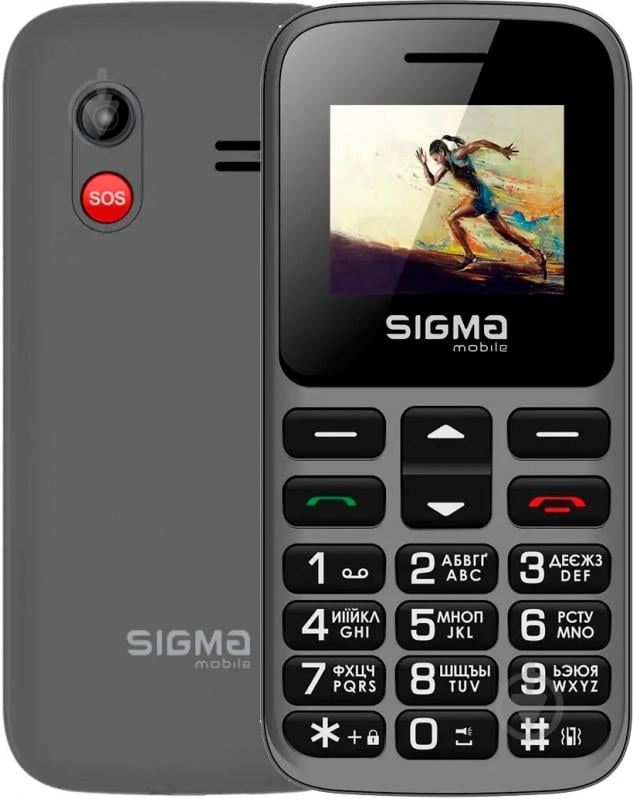 Мобільний телефон Sigma mobile Comfort 50 HIT2020 grey - фото 1