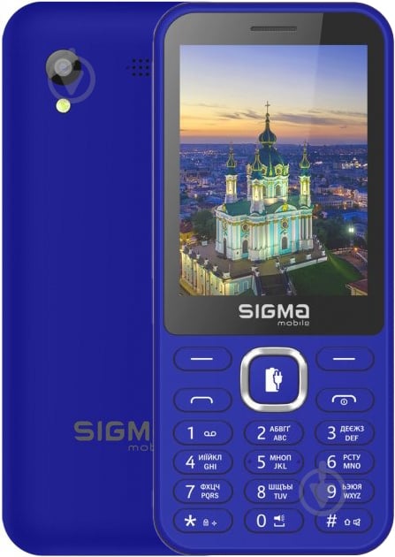 Мобильный телефон Sigma mobile X-style 31 Power Type-C Dual Sim blue - фото 1