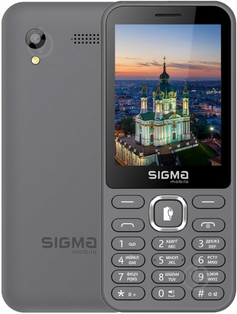 Мобильный телефон Sigma mobile X-style 31 Power Type-C Dual Sim grey - фото 1