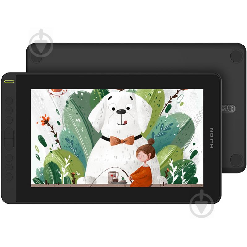 Монитор графический Huion Kamvas 12 + перчатка 11,6" GS1161 black - фото 1