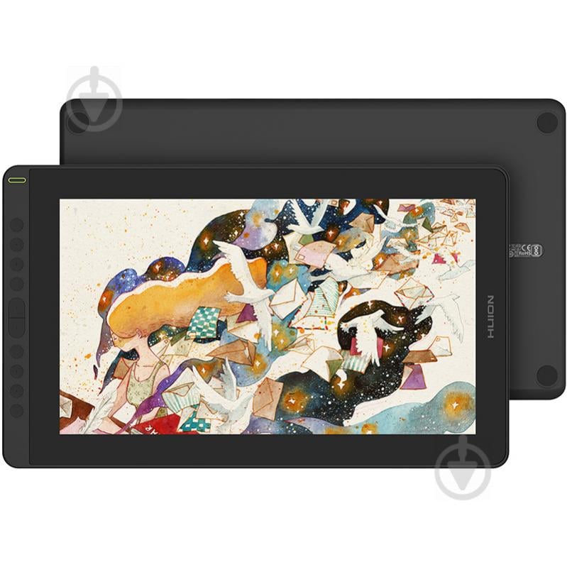 Монитор графический Huion Kamvas 15,6" GS1562 с перчаткой black - фото 1