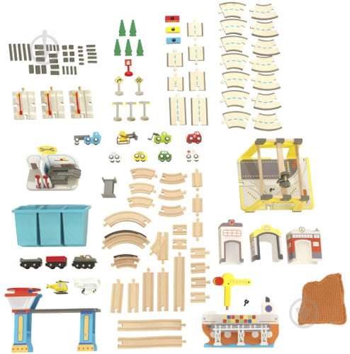 Ігровий столик Kidkraft Мій власний набір автомобілів і потягів 18026 - фото 4