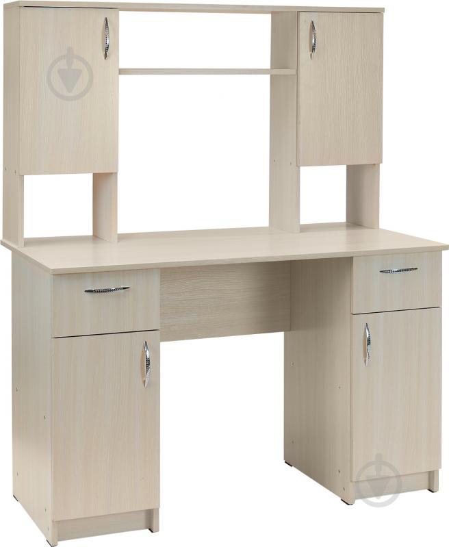 Стол компьютерный Пехотин Вектор дуб молочный - фото 1 Стол компьютерный Пехотин Вектор дуб молочный - фото 1