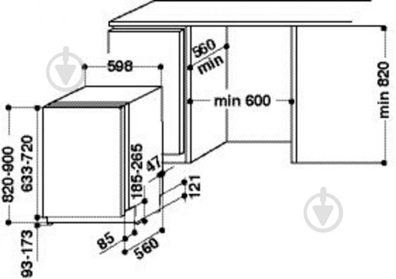 Встраиваемая посудомоечная машина Whirlpool WRIC 3C26 - фото 5