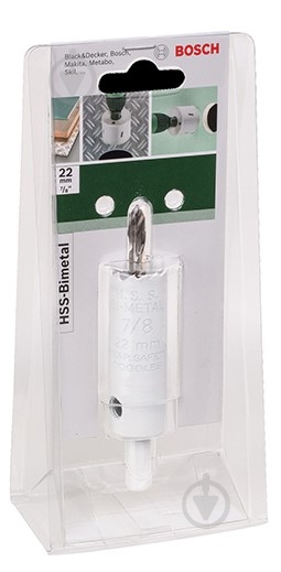 Коронка біметалева Bosch 22 мм HSS-BIM 2609255602 - фото 2