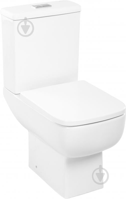 ᐉ Унітаз-компакт Water House Balance Cube rimless сид. дюропласт