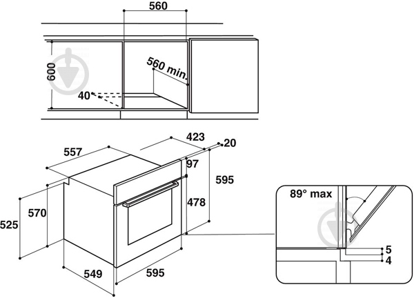 Духовой шкаф Hotpoint FA2 844 JH IX HA - фото 3