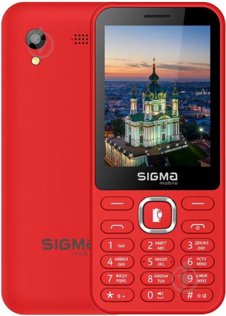 Мобильный телефон Sigma mobile X-style 31 Power Type-C Dual Sim red - фото 1