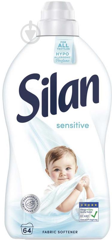 Кондиционер-ополаскиватель Silan Sensitive 1,408 л - фото 1