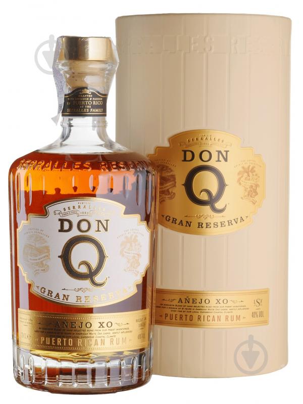 Ром Don Q Gran Reserva Anejo XO 40% 0,7 л - фото 1